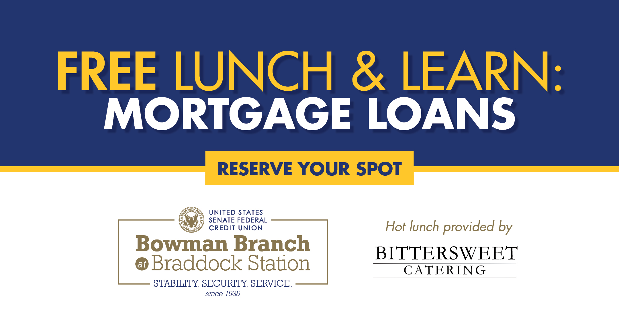 USSFCU Mortgage Lunch & Learn Register Now